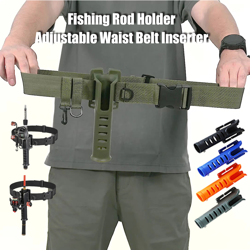 Fishing Rod Fly - Hangende visheupriem Hengelhouder Verstelbare waadriemen voor