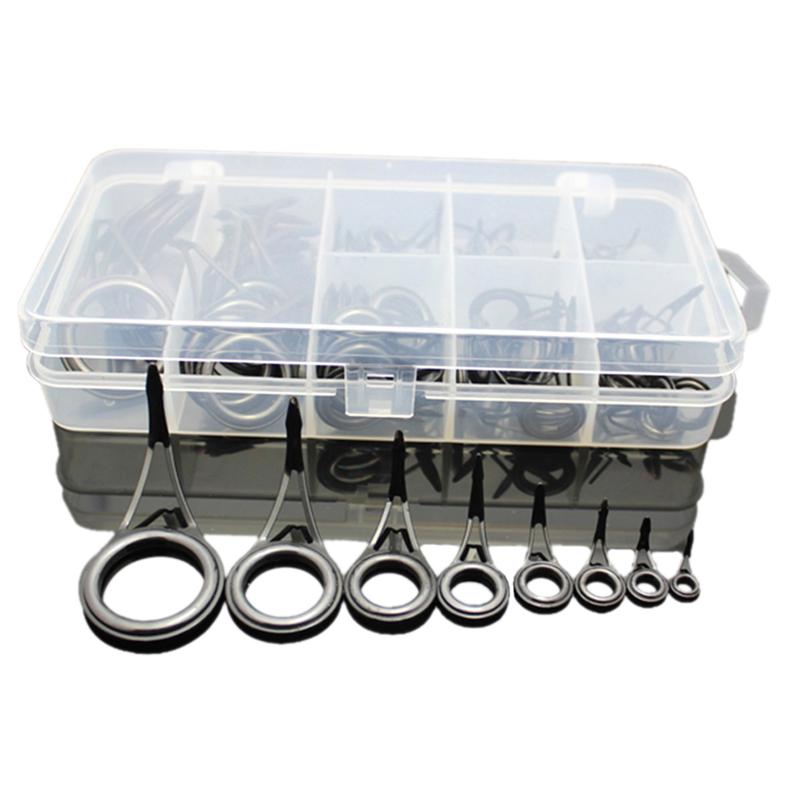 Fishing Rod Repair Kit - 75 Stuks Verschillende Maten Hengel Geleidepunt