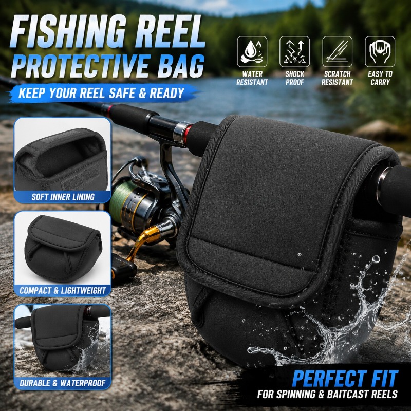 Fishing Rod Case - Beschermhoes voor vismolens, draagtas voor molens,
