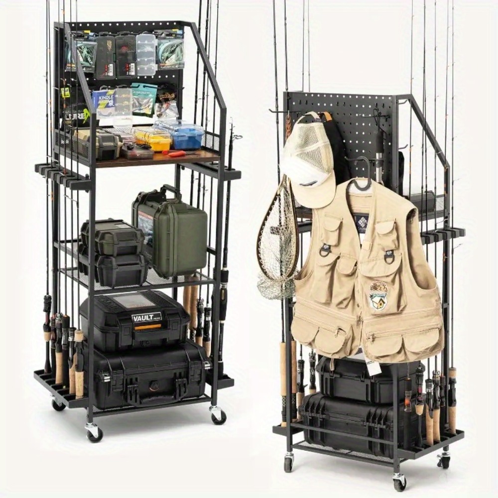 Fishing Rod Case - Hengelsteunen voor garage, hengelhouders voor 12