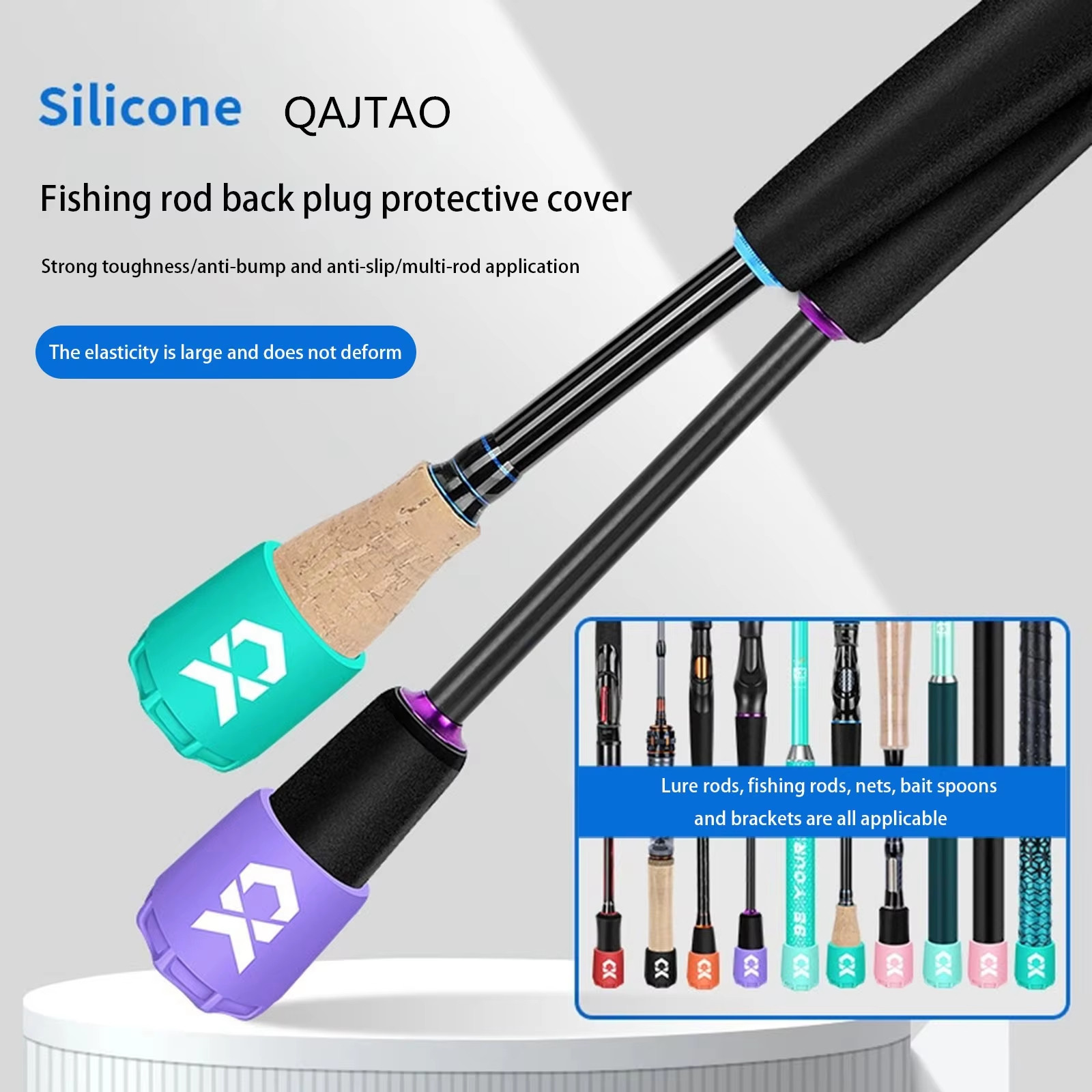 Siliconen hengel eindkapbesche - Fishing Rod Case recensie en prijs