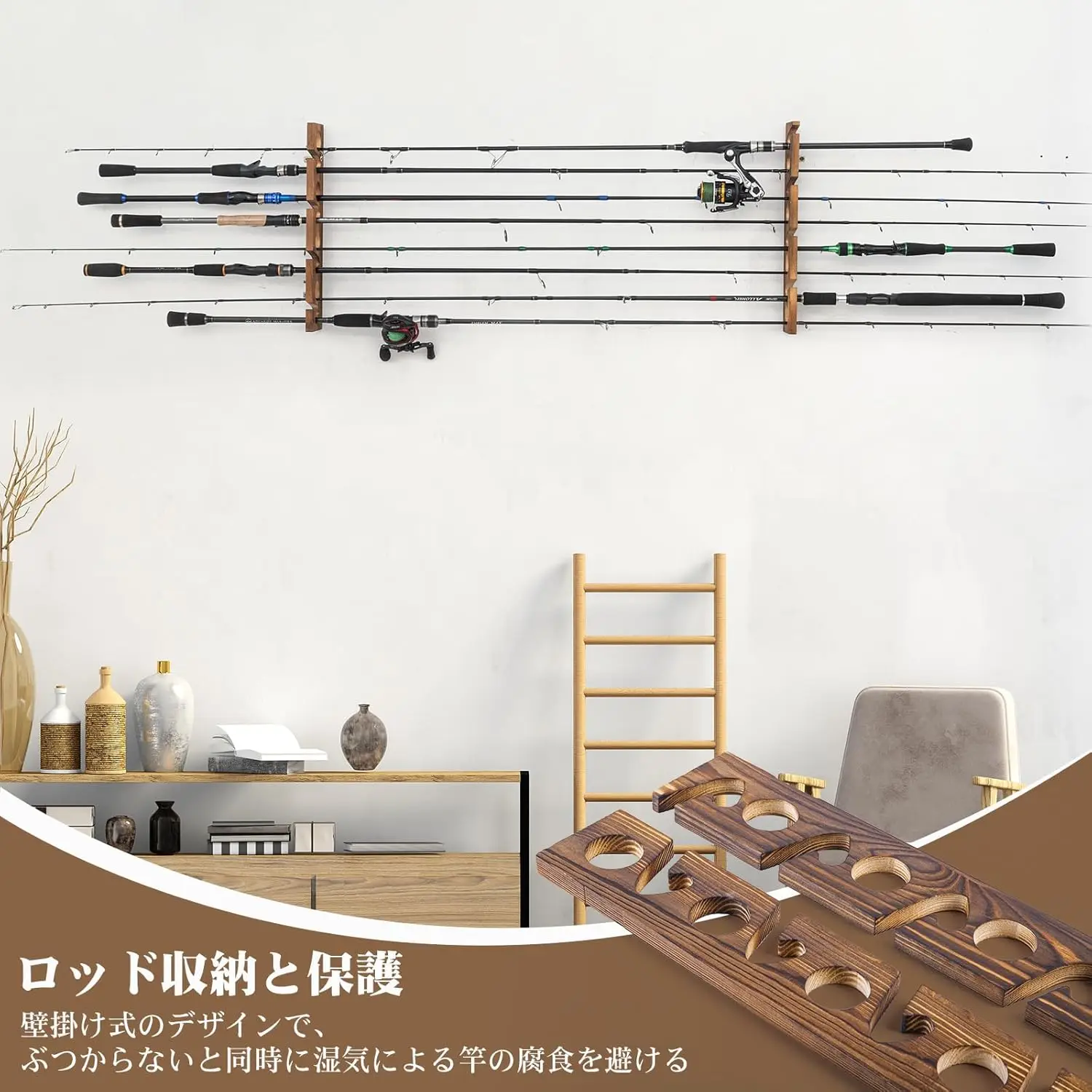 Goture Hengelhouders met 8 Gat - Fishing Rod Rack recensie en prijs
