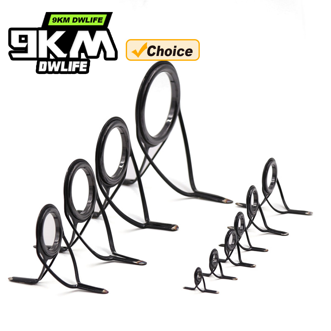 9KM OB Gebogen Hengelgeleiders - Fishing Rod Repair Kit recensie en prijs