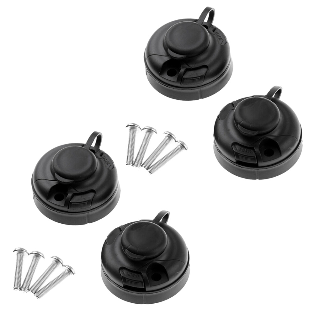 4 Stuks Zwart ABS Hengelhouder - Fishing Rod Boat recensie en prijs