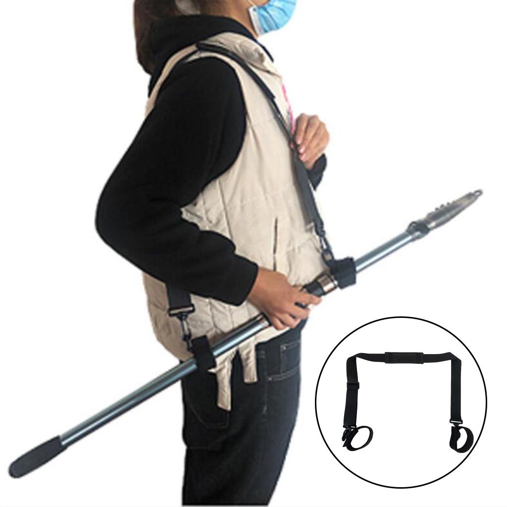 Verstelbare hengelriem met hog - Fishing Rod Travel recensie en prijs
