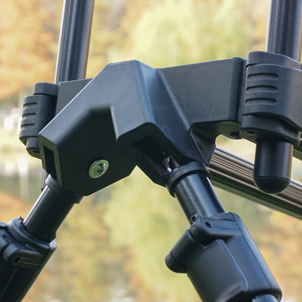 Draagbare aluminium karperheng - Fishing Rod Rack recensie en prijs